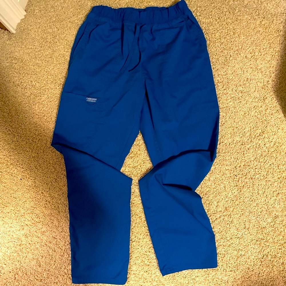 Royal Blue Cherokee Women Workwear Revolution Scrub Pants